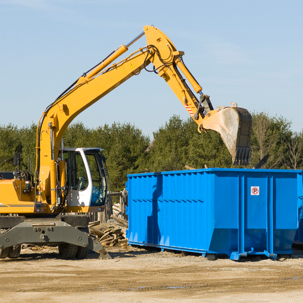 what size residential dumpster rentals are available in McLeansville NC